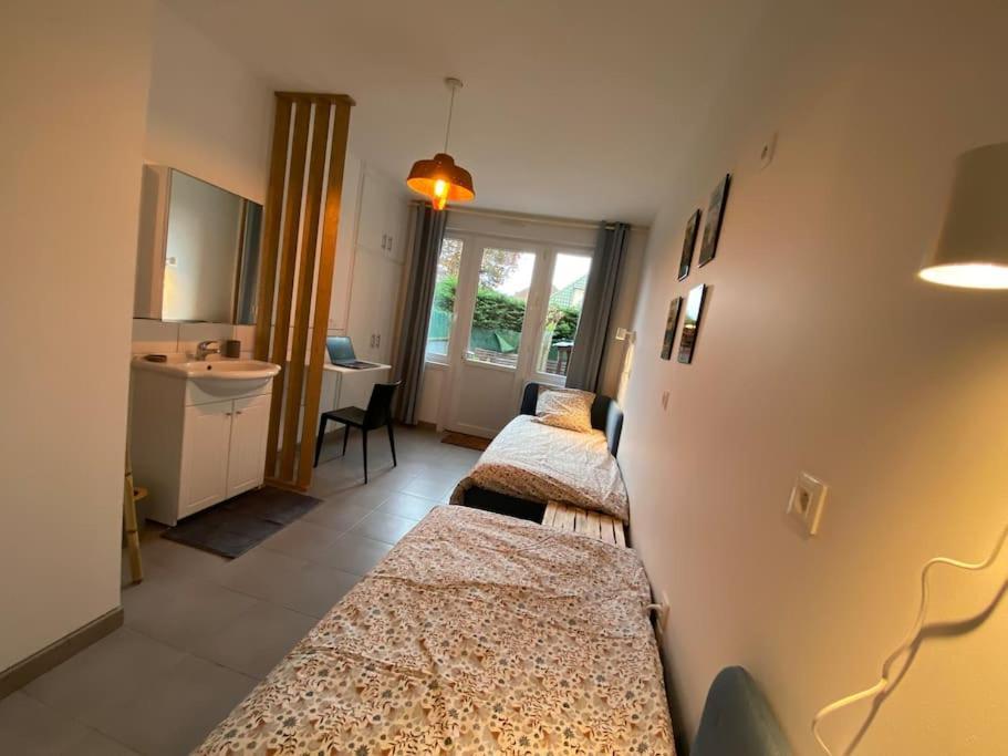 Au 154 Bis - Bel Appartement - Le Jardin Dunkirk Exterior photo