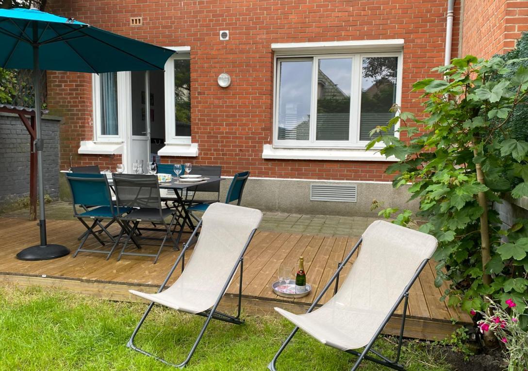 Au 154 Bis - Bel Appartement - Le Jardin Dunkirk Exterior photo